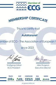 ECG membership certificate